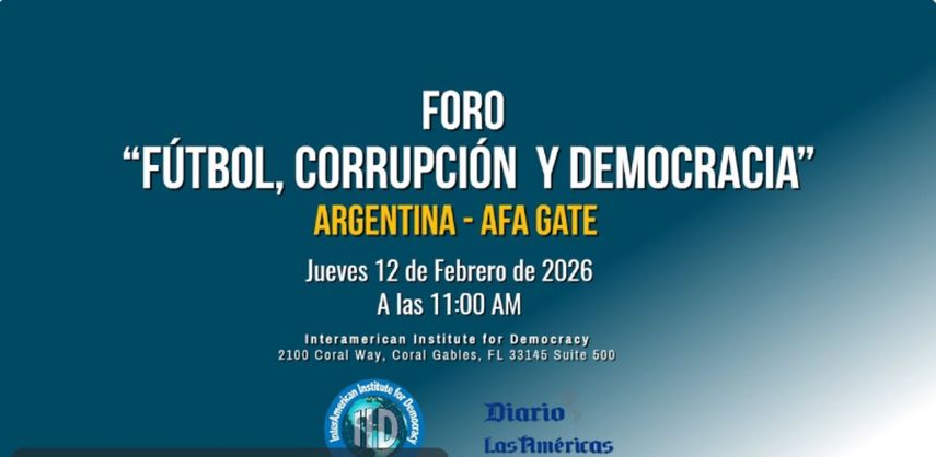 Captura de pantalla. Foro Fútbol, corrupción y democracia Argentina - AFA Gate