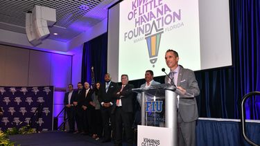 El presidente de la Fundación Kiwanis de la Pequeña Habana, Antonio Lorenzo.