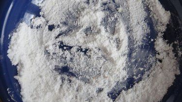 Polvo blanco. Imagen referencial.