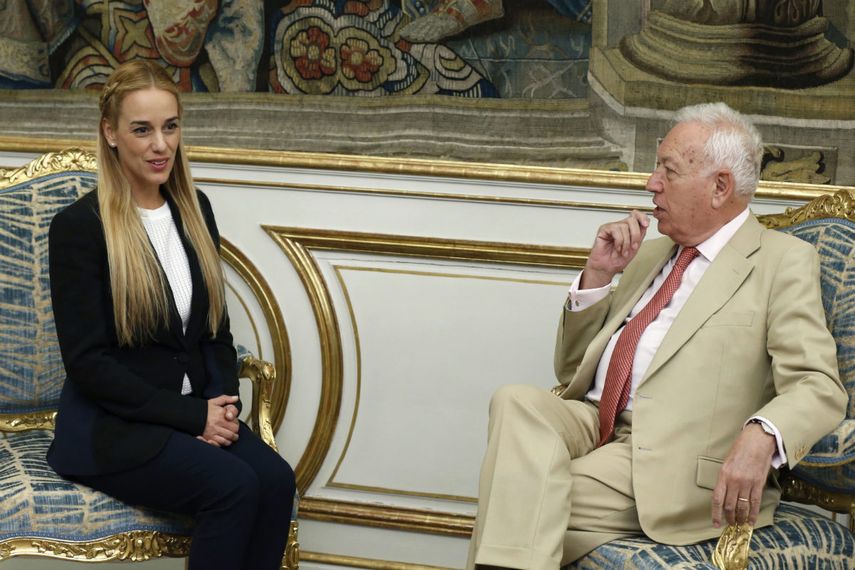 Tintori comunicó a García-Margallo que apoya el diálogo efectivo y la reconciliación entre los venezolanos (EFE)