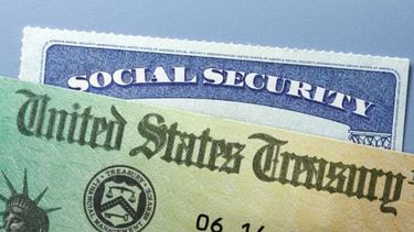 Imagen referencial de un cheque del Seguro Social de Estados Unidos