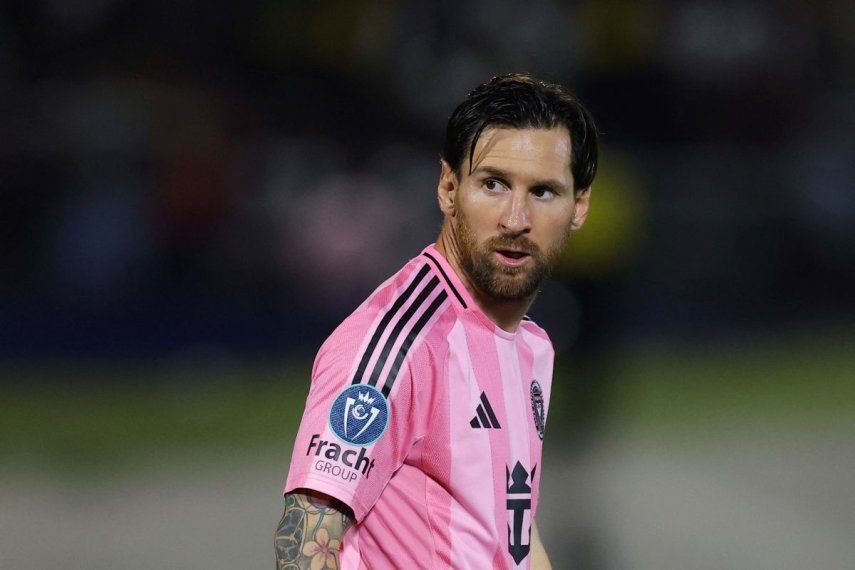 El argentino Lionel Messi, del Inter Miami, durante un partido contra el Cavalier de Jamaica, el 13 de marzo de 2025.