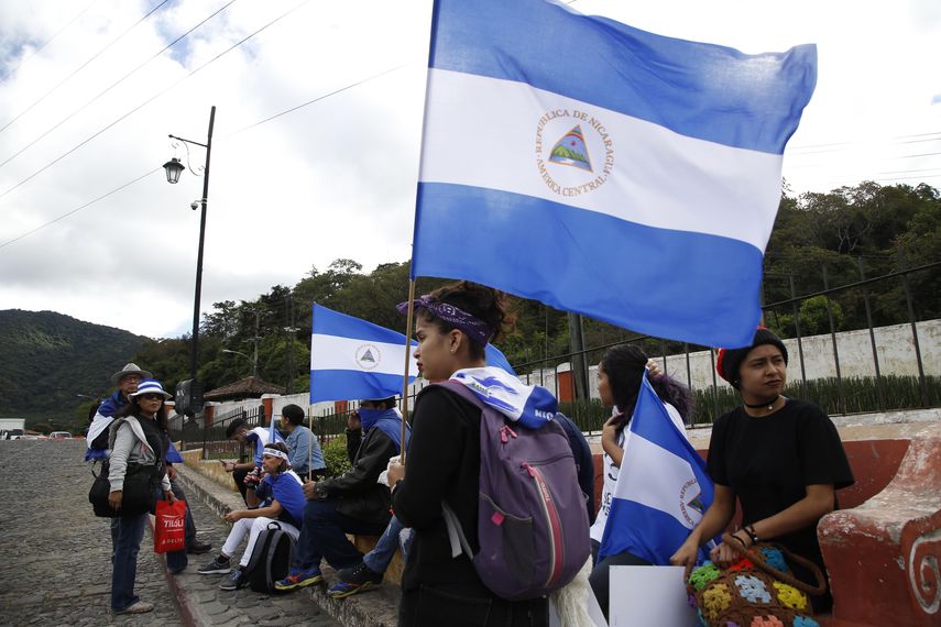 Las manifestaciones contra Ortega y Murillo, se iniciaron el 18 de abril pasado por unas fallidas reformas de la seguridad social y se convirtieron en una exigencia de renuncia del mandatario.