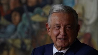 El presidente de México, Andrés Manuel López Obrador, antes de pronunciar su discurso sobre el Estado de la Nación en el Palacio Nacional de la Ciudad de México, el jueves 1 de septiembre de 2022.