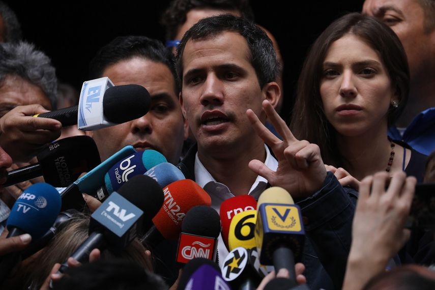 Juan Guaidó, presidente encargado de Venezuela.