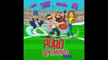 Alejandro Lerner presenta Puro sentimiento remix junto a Santana, Sofia Reyes y L-Gante.