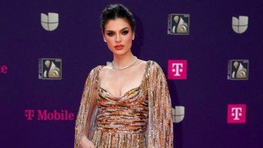 Nadia Ferreira asiste a la 37.ª edición de Premio Lo Nuestro de Univision en el Kaseya Center el 20 de febrero de 2025 en Miami, Florida.