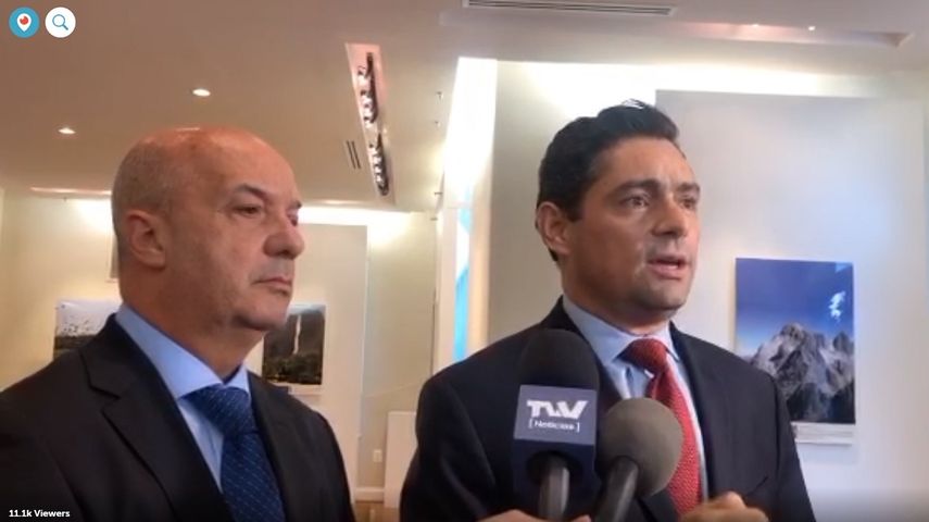 Captura del video publicado por&nbsp; el embajador de Venezuela ante Estados Unidos, Carlos Vecchio en su cuenta en la red social Twitter @carlosvecchio