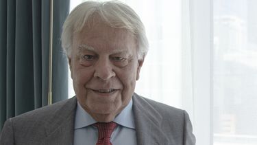 Felipe Gonz&aacute;lez, expresidente del Gobierno espa&ntilde;ol, durante una entrevista para DIARIO LAS AM&Eacute;RICAS.