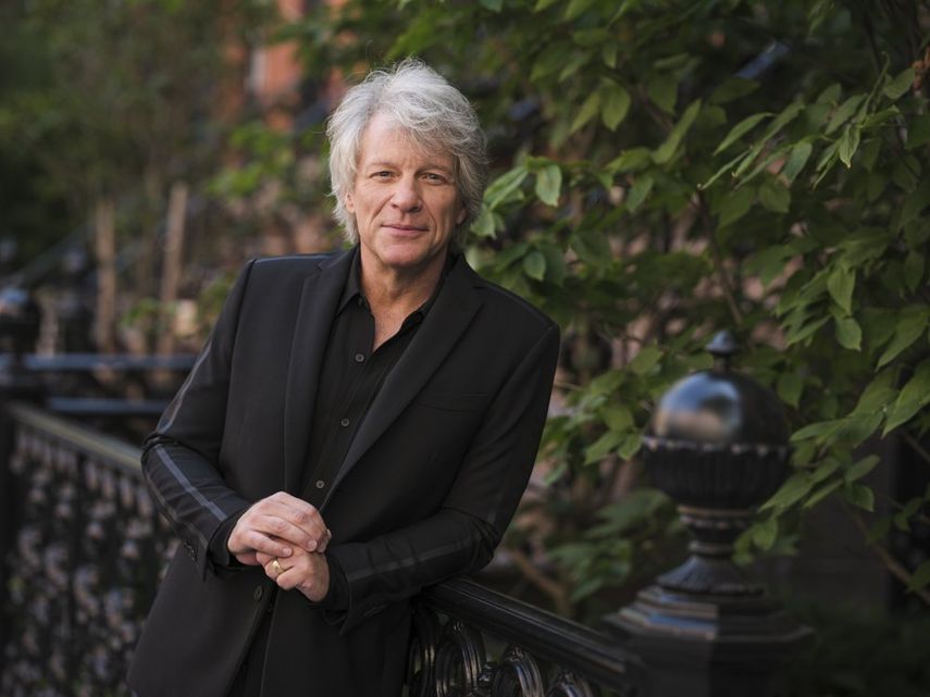 Jon Bon Jovi posa en Nueva York el 23 de septiembre de 2020 para promover su &aacute;lbum 2020.&nbsp;