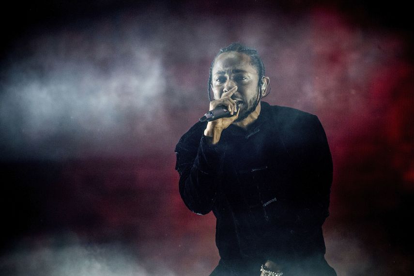 Kendrick Lamar se presenta en el Festival de Música y Artes de Coachella en el Empire Polo Club 16 de abril de 2017 en Indio, California. &nbsp;