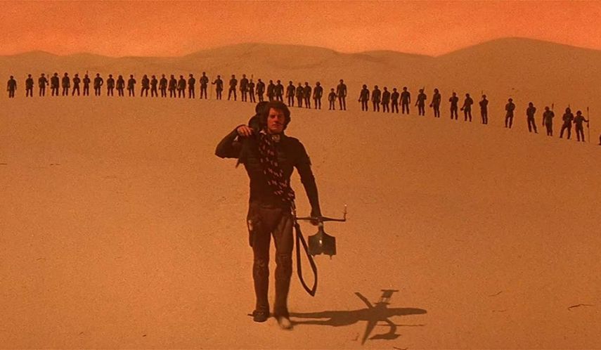 Escena del remake de Dune, dirigido por Denis Villeneuve.