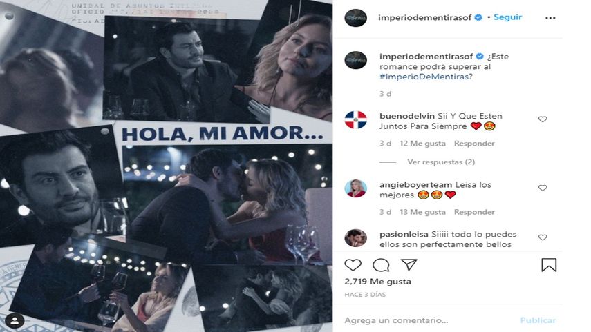 Telenovela Imperio de mentiras. A la vida de los protagonistas llega un nuevo personaje.&nbsp;