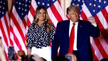 El expresidente Donald Trump y su esposa Melania.