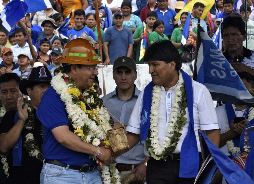 Evo Morales y el presidente Luis Arce se distancian de cara a las presidenciales de agosto en Bolivia