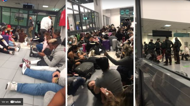 Muchos cubanos fueron desalojados de forma violenta del aeropuerto de Zacinto (isla griega ubicada en el mar Jónico) y conducidos a una estación de Policía para las verificaciones migratorias de rigor.