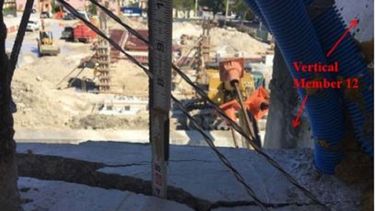 revelan que el puente peatonal que colapso en miami tenia grandes grietas