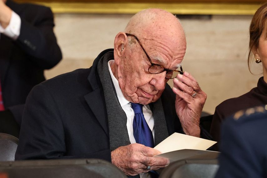 El magnate de los medios de comunicación, Rupert Murdoch, tiene 94 años.