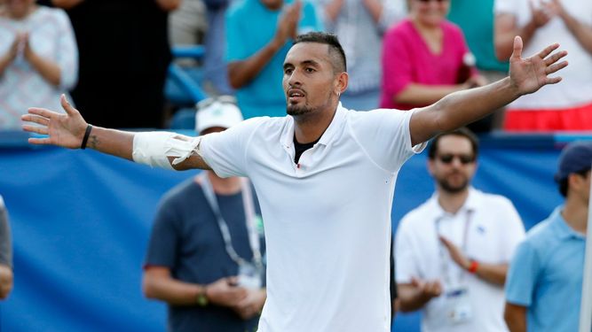 A comienzos de mes, Kyrgios se consagró en el Abierto de Washington y aseguró que había cambiado como tenista y persona.