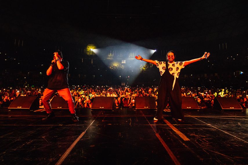 Servando y Florentino se hacen sentir en el Movistar Arena de Chile