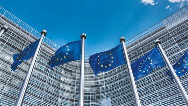 Vista parcial de la sede de la Union Europea, en Bruselas.