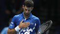 Novak Djokovic tras derrotar a Diego Schwartzman durante la segunda jornada de la Copa Masters de la ATP, el lunes 16 de noviembre de 2020, en la arena 02 de Londres Novak Djokovic tras derrotar a Diego Schwartzman durante la segunda jornada de la Copa Masters de la ATP, el lunes 16 de noviembre de 2020, en la arena 02 de Londres