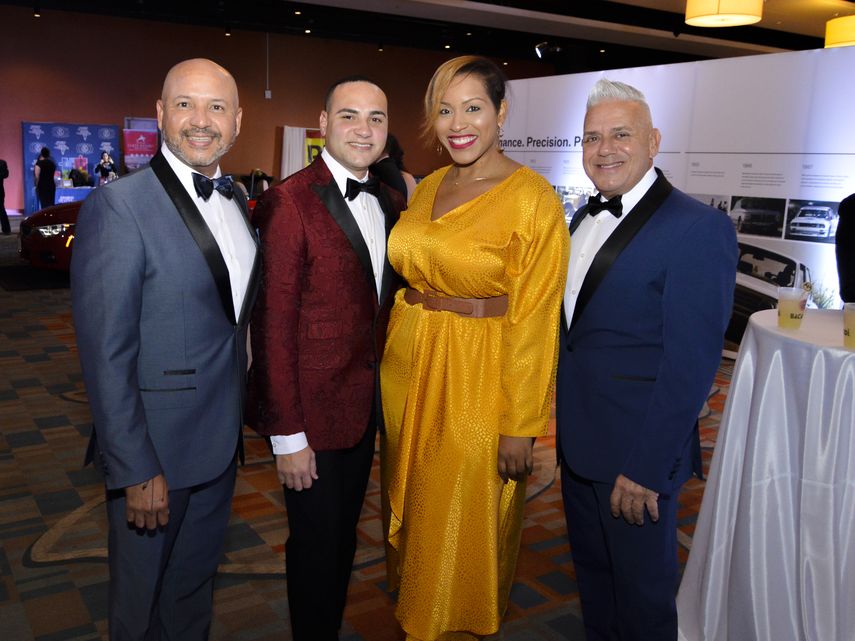 Arthur Costa, Orlando Martín, Karina Encarnacion y Wiston Espinoza.