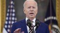 Fotografía de archivo del 18 de junio de 2021 del presidente Joe Biden hablando sobre la campaña de vacunación contra el COVID-19, en la Casa Blanca en Washington. Fotografía de archivo del 18 de junio de 2021 del presidente Joe Biden hablando sobre la campaña de vacunación contra el COVID-19, en la Casa Blanca en Washington.