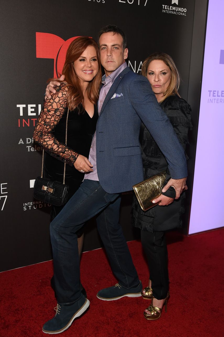María Celeste Arrarás, Carlos Ponce y la Dra. Ana Maria Polo. 