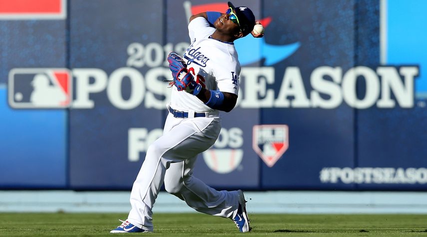 Yasiel Puig fue el único cubano finalista para el Guante de Oro.