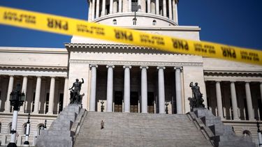 Fachada del edificio del Capitolio Nacional en La Habana, Cuba.&nbsp; &nbsp;