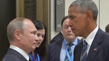 El presidente ruso, Vladimir Putin, y el entonces presidente de los EEUU, Barack Obama, en una imagen de diciembre de 2016.