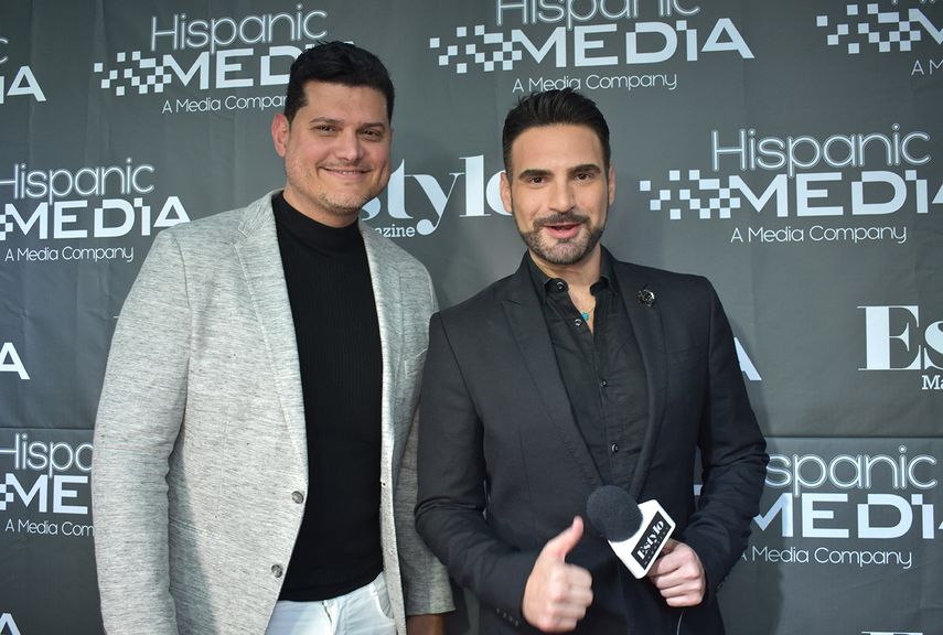 El cantante Ricardo Malfatti y el presentador&nbsp;Harry Levy.