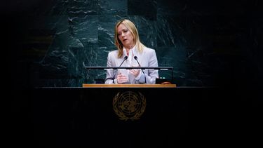 La primera ministra italiana, Giorgia Meloni.