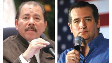 Daniel Ortega y Ted Cruz