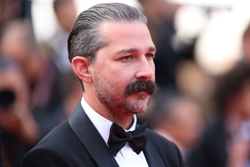 El actor estadounidense Shia LaBeouf en la proyección de la película The Phoenician Scheme en la 78.ª edición del Festival de Cine de Cannes, en el sur de Francia, el 18 de mayo de 2025.