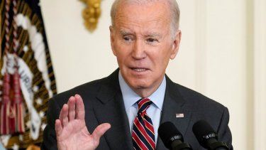 El presidente Joe Biden en la Casa Blanca, en Washington, el 27 de marzo de 2023.