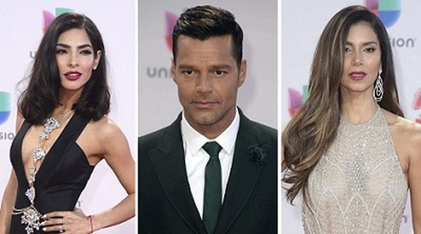 Alejandra espinoza, Ricky Martin y Roselyn Sánchez. (CORTESÍA)
