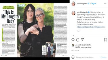 Jamie Lee Curtis y Ruby