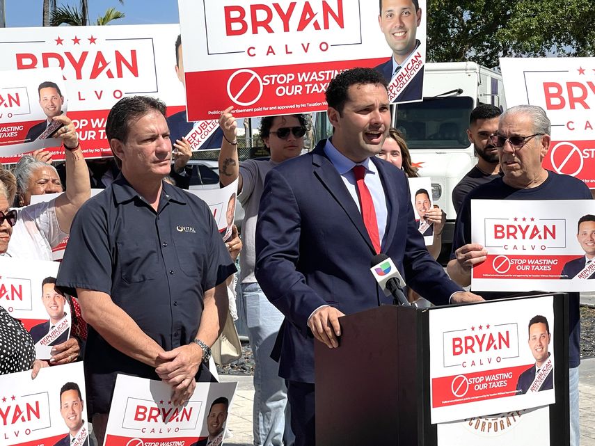 Bryan Calvo se postula a recaudador de impuesto.
