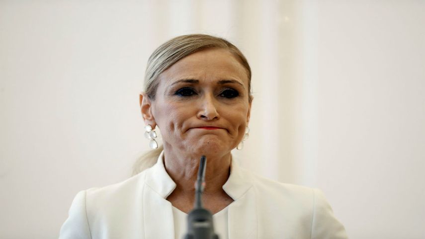 Cristina Cifuentes anunció su dimisión como presidenta de la Comunidad de Madrid