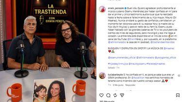 Osamu Menéndez conversa con Erwin Pérez sobre la muerte de su hijo Mauro Menéndez.&nbsp;