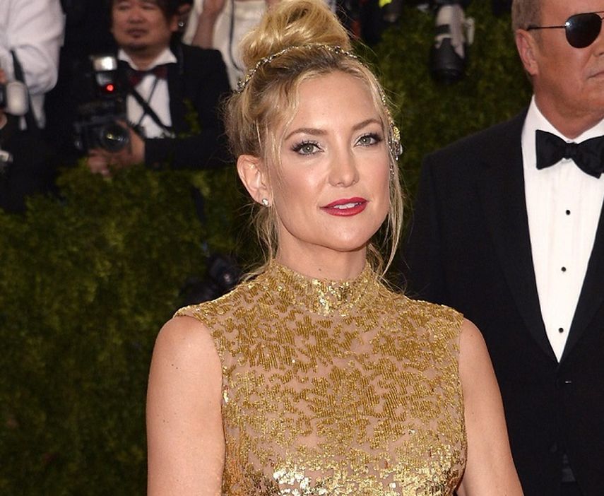 La actriz estadounidense Kate Hudson llega a la gala del Met en Nueva York. (EFE). 