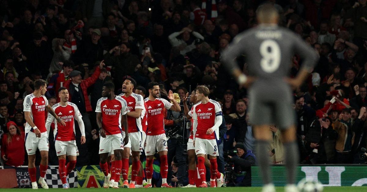 Arsenal golea al Real Madrid y lo deja en terapia intensiva en la Champions
