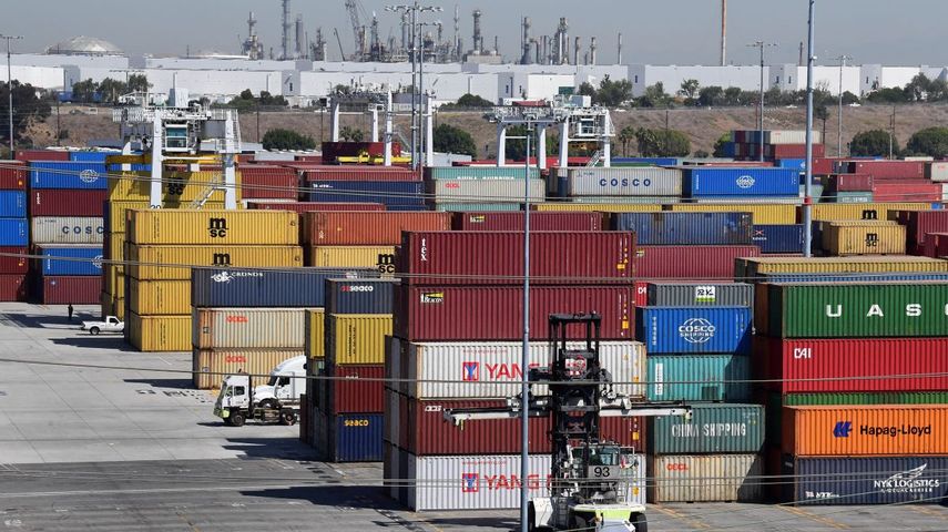 Contenedores en el Puerto de Los Ángeles, California.