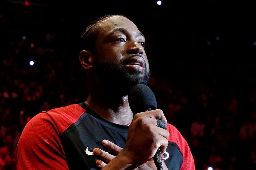 Fotografía de archivo fechada en abril de 2019 del exjugador de la NBA Dwyane Wade.