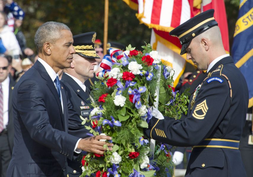 Barack Obama conmemoró su último Día de los Veteranos como Presidente de EEUU