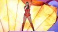 La cantante y compositora estadounidense Taylor Swift actúa en el escenario del Paris La Defense Arena como parte de su The Eras Tour, en Nanterre, noroeste de Francia, el 9 de mayo de 2024. &nbsp;