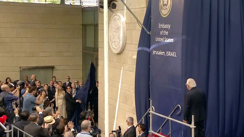 Embajada de Estados Unidos en Jerusalén, Israel.&nbsp;