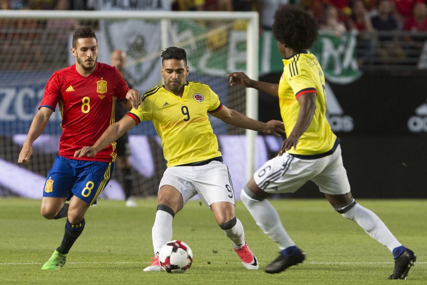Falcao es el nuevo rey del gol de Colombia al superar la marca del legendario Arnoldo Iguarán.&nbsp;